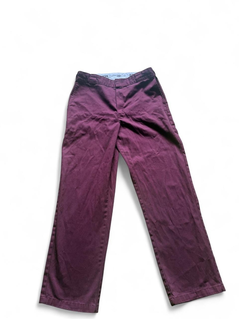 Dickies Men's Straight-Leg Chinos in Plum